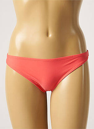 Bas de maillot de bain effet matière satinée culotte rose SUN PROJECT femme
