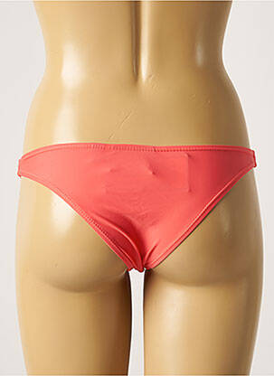 Bas de maillot de bain effet matière satinée culotte rose SUN PROJECT femme