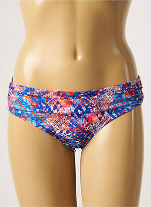 Bas de maillot de bain imprimé fantaisie culotte bleu SUN PROJECT femme