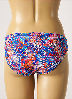 Bas de maillot de bain imprimé fantaisie culotte bleu SUN PROJECT femme