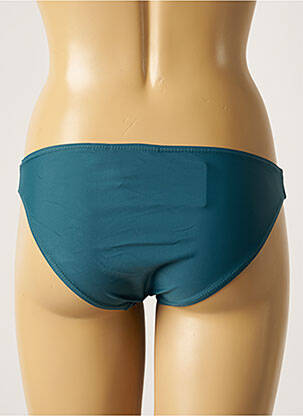Bas de maillot de bain effet matière satinée culotte vert SUN PROJECT femme