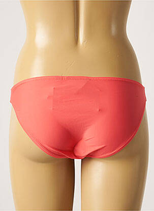 Bas de maillot de bain effet matière satinée culotte rose SUN PROJECT femme
