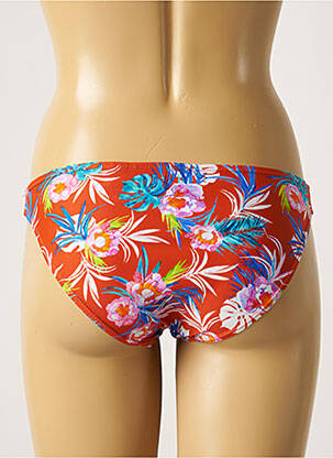 Bas de maillot de bain imprimé fleurs culotte orange SUN PROJECT femme