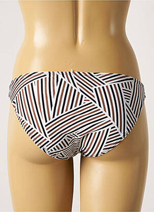 Bas de maillot de bain tissage satiné culotte noir SUN PROJECT femme