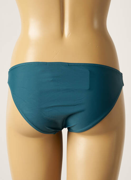 Bas de maillot de bain effet matière satinée culotte vert SUN PROJECT femme