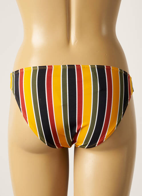 Bas de maillot de bain effet matière satinée culotte jaune SUN PROJECT femme