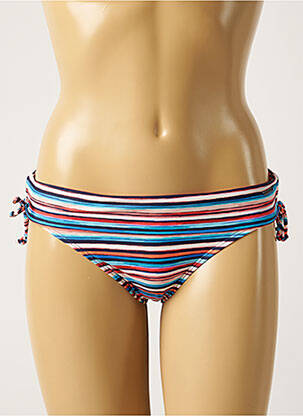 Bas de maillot de bain tissage satiné culotte bleu SUN PROJECT femme