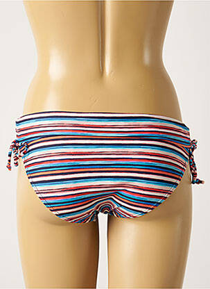 Bas de maillot de bain tissage satiné culotte bleu SUN PROJECT femme
