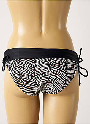 Bas de maillot de bain tissage satiné culotte noir SUN PROJECT femme