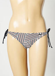 Bas de maillot de bain effet matière satinée bikini noir SUN PROJECT femme