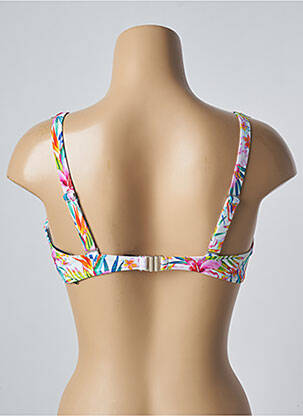Haut de maillot de bain stretch haut soutien-gorge balconnet blanc SUN PROJECT femme