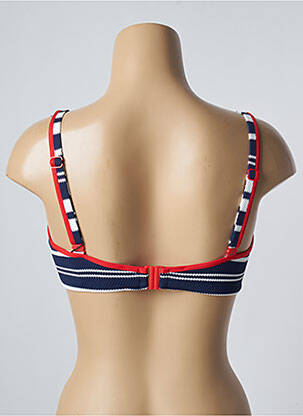 Haut de maillot de bain stretch haut soutien-gorge emboitant bleu PRIMADONNA femme