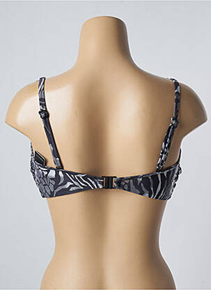 Haut de maillot de bain stretch haut soutien-gorge moulé gris FANTASIE femme