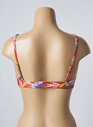Haut de maillot de bain stretch haut bandeau orange SUN PROJECT femme