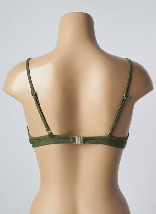 Haut de maillot de bain stretch haut soutien-gorge push-up vert SUN PROJECT femme