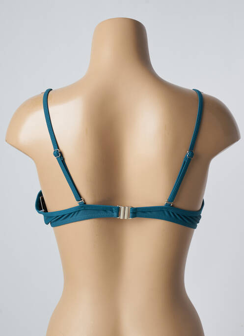 Haut de maillot de bain stretch haut soutien-gorge push-up bleu SUN PROJECT femme