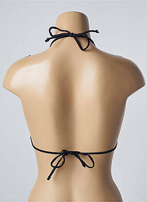 Haut de maillot de bain stretch haut soutien-gorge avec mousse de rembourrage amovible noir SUN PROJECT femme