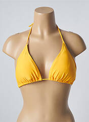 Haut de maillot de bain jaune SUN PROJECT pour femme seconde vue