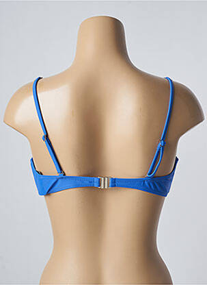 Haut de maillot de bain stretch haut soutien-gorge balconnet bleu SUN PROJECT femme