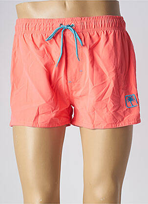 Short de bain tissage popeline rose SUN PROJECT homme
