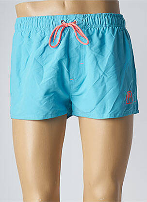 Short de bain tissage popeline bleu SUN PROJECT homme