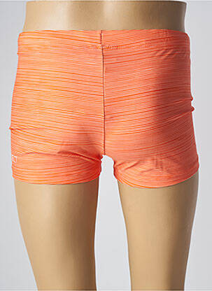 Short de bain imprimé rayures orange SUN PROJECT homme
