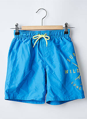 Short de bain tissage popeline bleu SUN PROJECT garcon