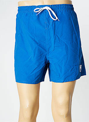Short de bain tissage popeline bleu SUN PROJECT homme
