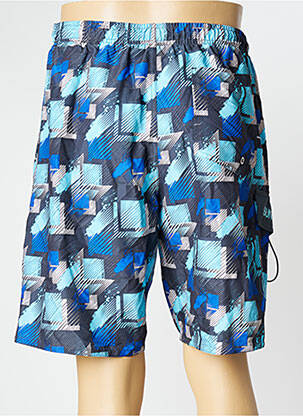 Short de bain tissage popeline bleu SUN PROJECT homme