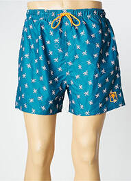 Short de bain tissage popeline vert SUN PROJECT homme
