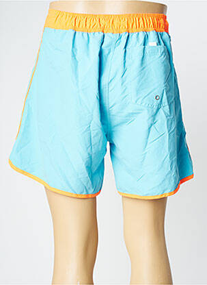 Short de bain tissage popeline bleu SUN PROJECT homme