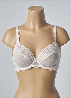 Soutien-gorge effet matière satinée haut soutien-gorge emboitant rose SIMONE PERELE femme