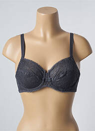 Soutien-gorge tissage dentelle haut soutien-gorge emboitant gris CHANTELLE femme