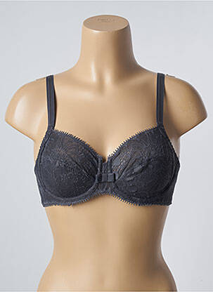 Soutien-gorge tissage dentelle haut soutien-gorge emboitant gris CHANTELLE femme