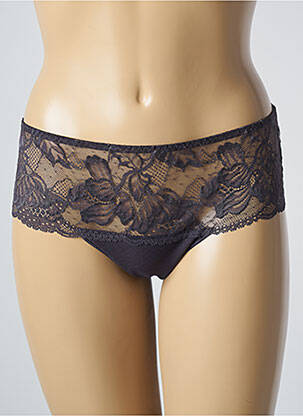 Shorty tissage dentelle marron SIMONE PERELE femme