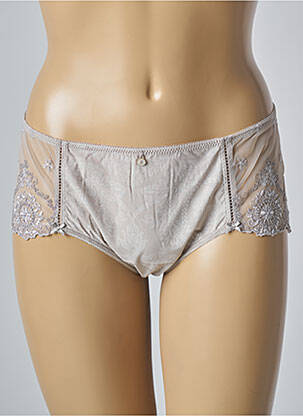 Shorty finition dentelle gris EMPREINTE femme