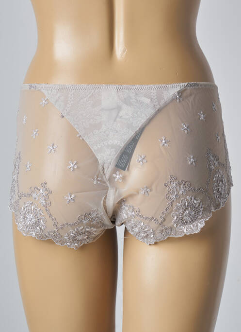 Shorty finition dentelle gris EMPREINTE femme