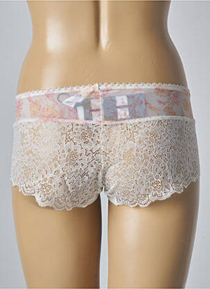 Shorty effet matière satinée beige EMPREINTE femme