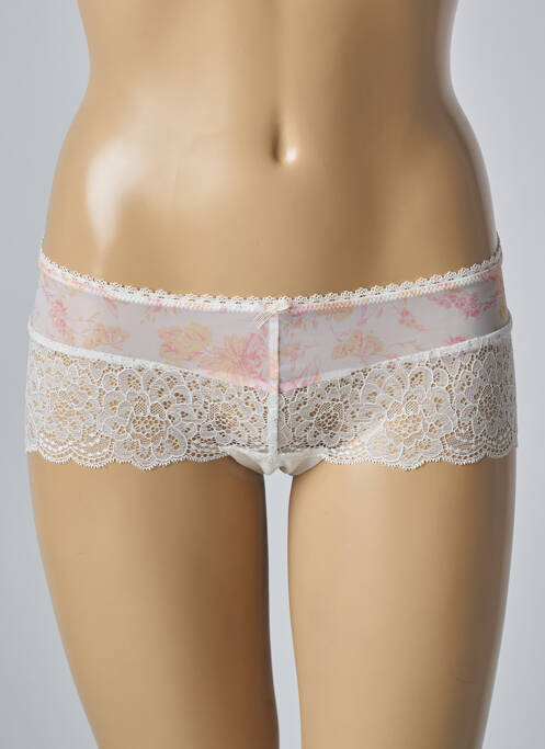 Shorty effet matière satinée beige EMPREINTE femme