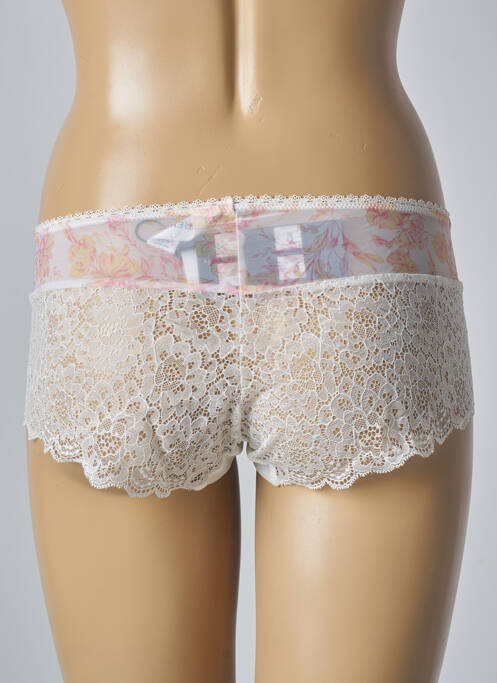 Shorty effet matière satinée beige EMPREINTE femme
