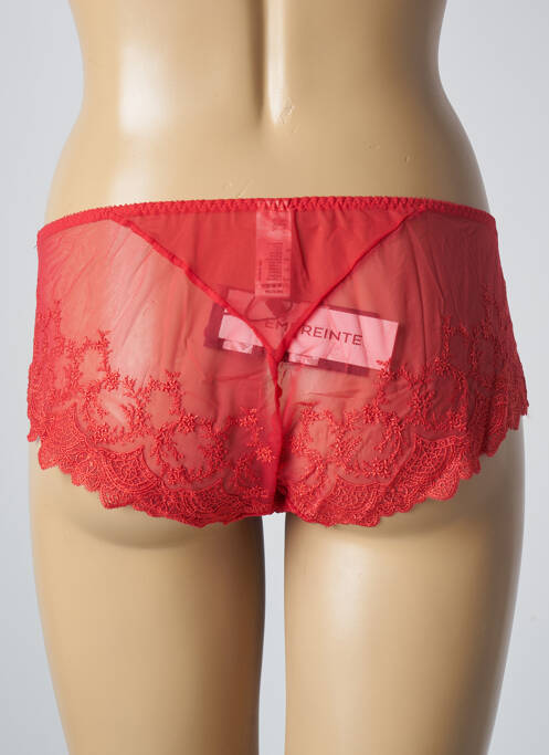 Shorty rouge EMPREINTE pour femme