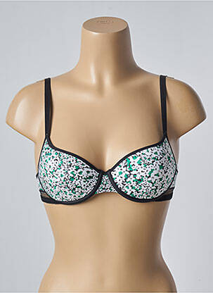 Soutien-gorge effet matière satinée haut soutien-gorge moulé blanc PASSIONATA femme