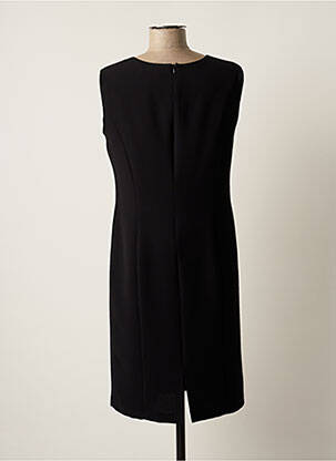 Robe mi-longue sans manche sans manche noir GEVANA femme