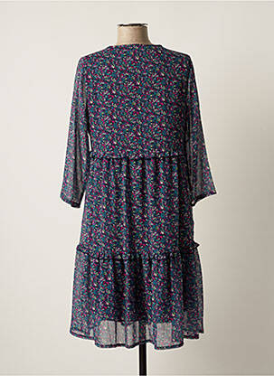 Robe mi-longue manches 3/4 manches 3/4 vert GRIFFON femme