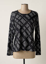 Pull stretch manches longues gris GRIFFON femme