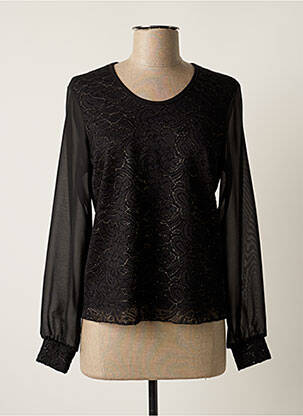 T-shirt manches longues manches longues noir GRIFFON femme
