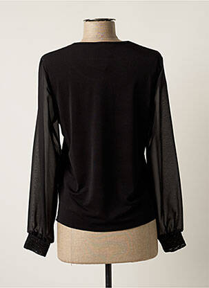 T-shirt manches longues manches longues noir GRIFFON femme