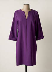 Robe courte violet HALOGENE pour femme seconde vue