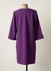 Robe courte violet HALOGENE pour femme seconde vue