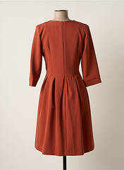 Robe mi-longue orange COTTONADE pour femme seconde vue
